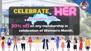 car wash coupons offer deals nearby Womens Day Month Offer