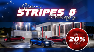 LA Car WaSh Coupons Star Stripes 20% July Offer