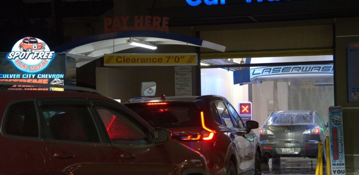 Culver City Chevron Car wash los angeles 5 minute wash