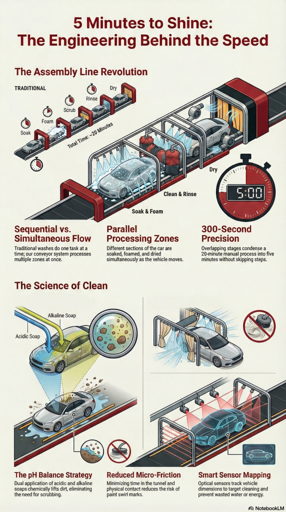 5 min carwash, 5 minutes car wash